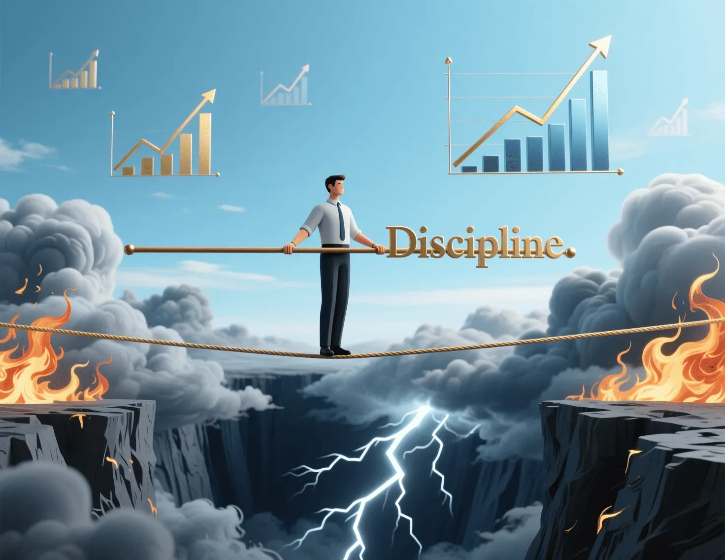 Conceptual illustration of maintaining emotional discipline and balance in betting